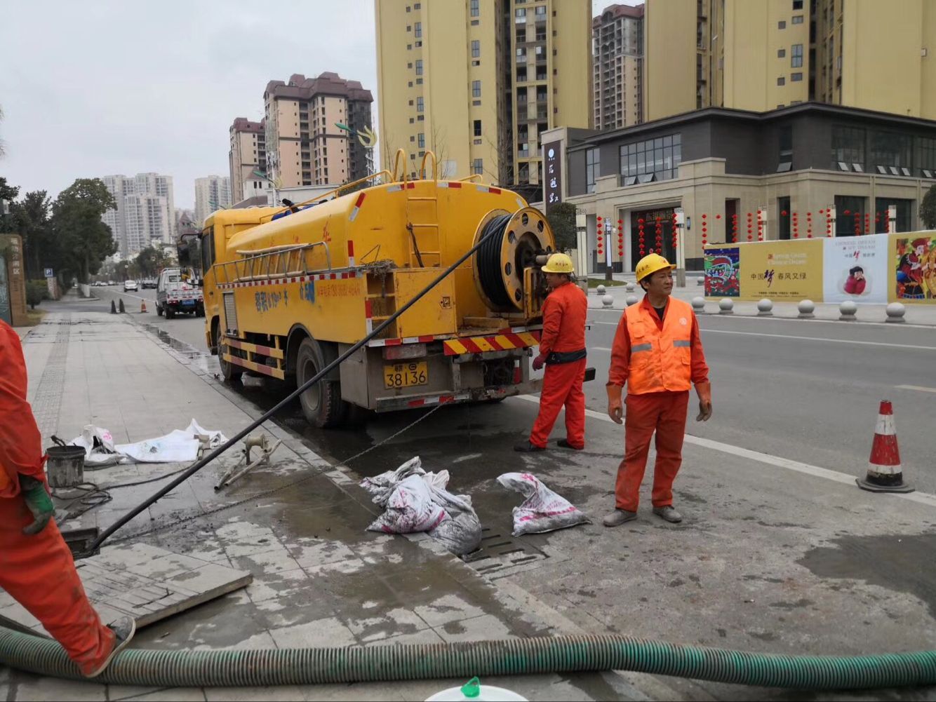 沐川排污管道清淤-管道清洗